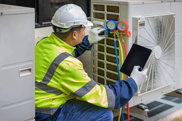 Professional Hvac technician working in Cummaquid, MA